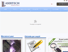 Tablet Screenshot of laseritalia.com